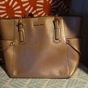 Michael Kors Metallic Gold Tote